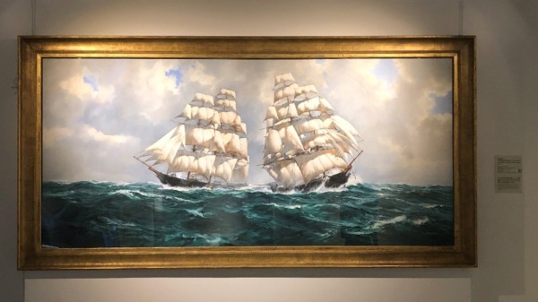 长荣海事博物馆藏〈返乡竞速—快速帆船爱芮儿号与太平号〉/Barry Mascn