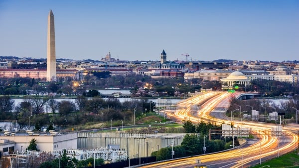 华盛顿特区鸟瞰图