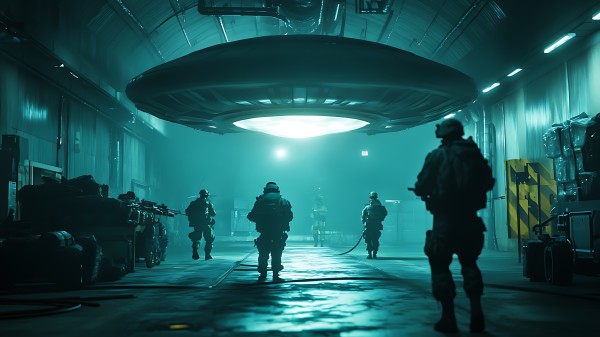 UFO 不明飛行物 機密 秘密 設施 1098036369