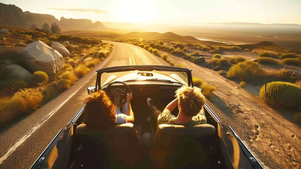 敞篷車 沙漠(16:9)