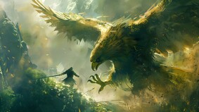 太浩湖傳說瓦肖族神話中的巨鳥「翁」(圖)