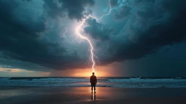 男子被雷击中，意外获得超能力