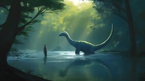 深林沙海與湖畔世界角落的神秘生物傳說(圖)