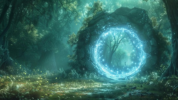 森林 入口 開口 神秘 奇幻 817830828