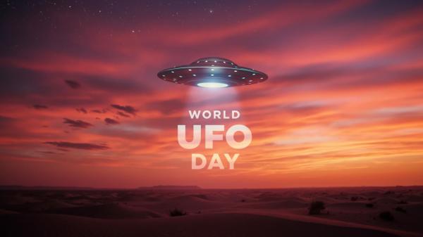 UFO在空中留下的神秘「天書」