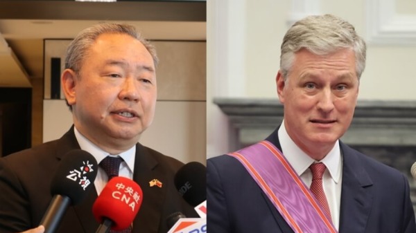 路透社報導指出，台灣駐美代表俞大㵢（左）近日會晤美國前白宮國家安全顧問歐布萊恩（右）。