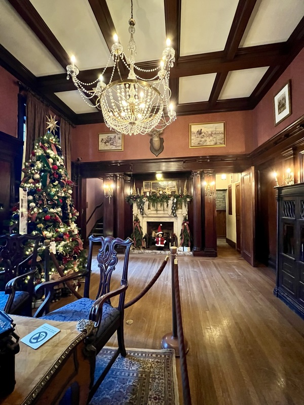 書房的壁爐旁有兩個暗門,主人可以暗渡陳倉回二樓自己的臥室或去地下室