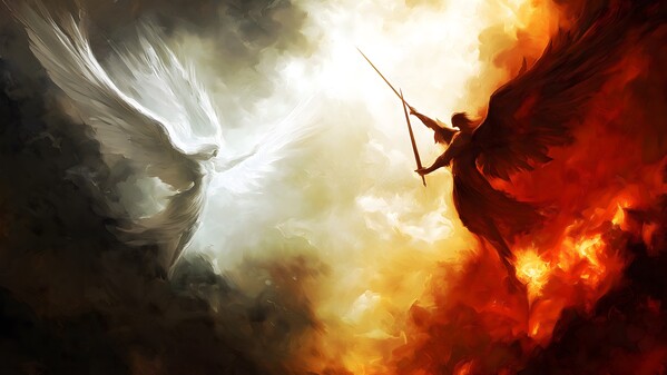 正义 天使 邪恶 对抗 1035742964