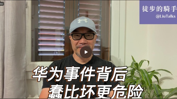 华为事件背后：蠢比坏更危险(视频)