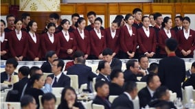 中共十一招待會遍佈黑衣人黨媒有意凸顯張升民(圖)