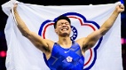 唐嘉鸿单杠摘金体操世锦赛史上台湾第一人(图)