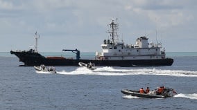 中共民兵船首現台灣東部海域美台同聲強烈譴責(圖)