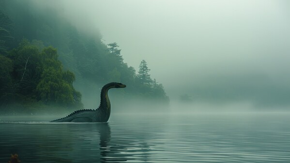 神秘生物 自然 湖泊 水怪 湖怪 907036186
