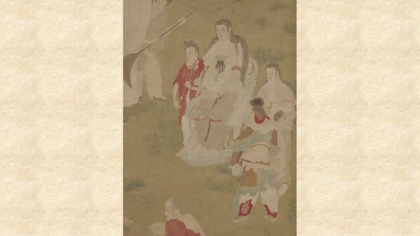 明丁雲鵬〈掃象圖〉