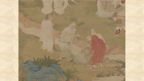明丁雲鵬〈掃象圖〉