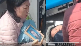 江苏学生参加校方活动死亡家属维权遭殴打(图)