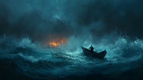 飞越黄海的孤舟董广平生死横渡(图)