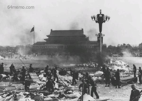 1989年六四現場。