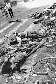 六四事件屠殺現場照。