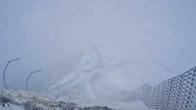北京竟六月飛雪沖頂熱搜(組圖)