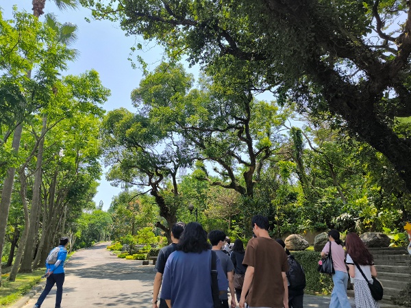 台湾台北自来水博物馆小观音山生态景观步道