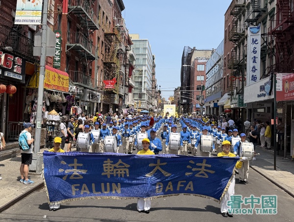 从制止活摘到反跨国镇压:法轮功举行“7.20”千人盛大游行
