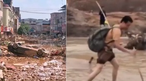 广西洪灾救援物资哪去了灾民挨饿纷纷外出逃荒(图)