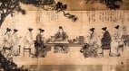 清代蘇州夏夜消暑圖鑒(圖)