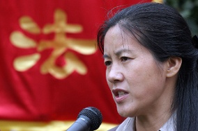 全球退黨日紐約車隊遊行呼籲民眾退出中共(圖)