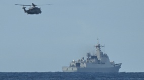 中共軍艦活動創新高台軍方時隔24年恢復「反共愛國教育」(圖)