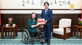 美議員達克沃絲訪台晉見賴總統重申美國挺台承諾(圖)