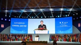 香山論壇晚宴張升民罕見未致辭央視報導董軍現異常(圖)