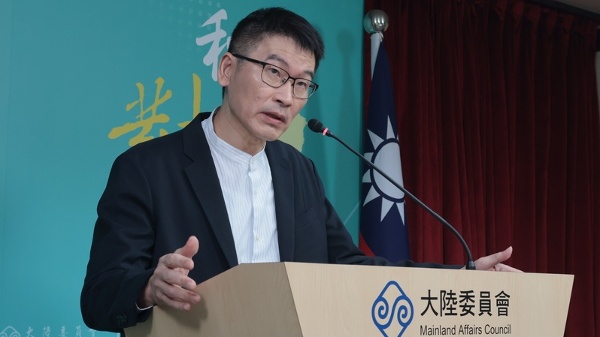 大陸委員會(陸委會)24日下午召開例行記者會,由副主委兼發言人梁文傑主持。