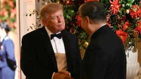 習訪美出大糗出席國宴及參觀檔案館兩度聽到抗議聲(圖)