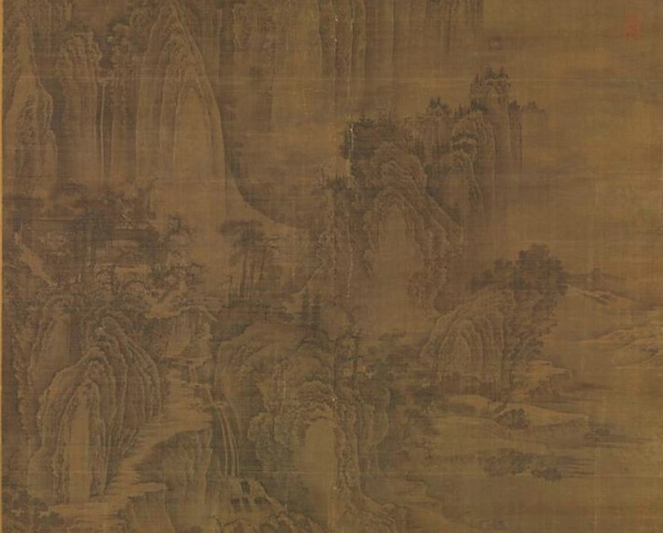五代梁荊浩〈匡廬圖〉