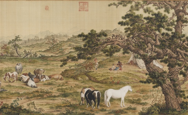 郎世宁百骏图