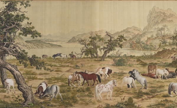 郎世宁百骏图