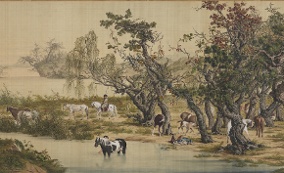 清代画师郎世宁〈百骏图〉瘦马藏身的秘密(组图)