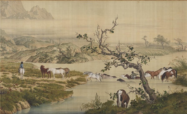 郎世宁百骏图