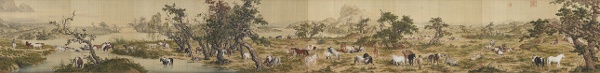 郎世宁百骏图