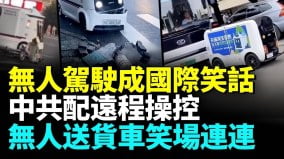 顺丰无人送货车撞完人就跑；频出故障向路人求救(视频)