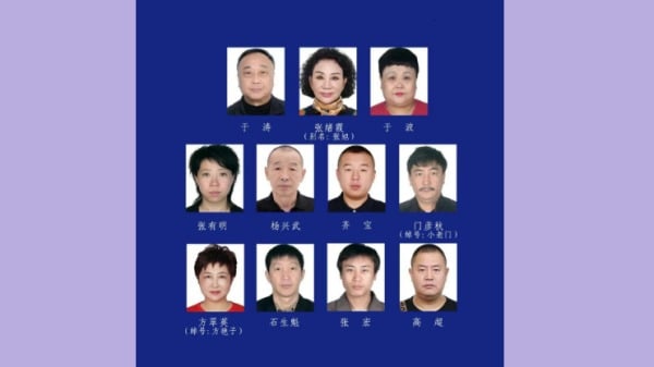 原哈尔滨市公安局副局长于涛犯罪团伙嫌疑人照片