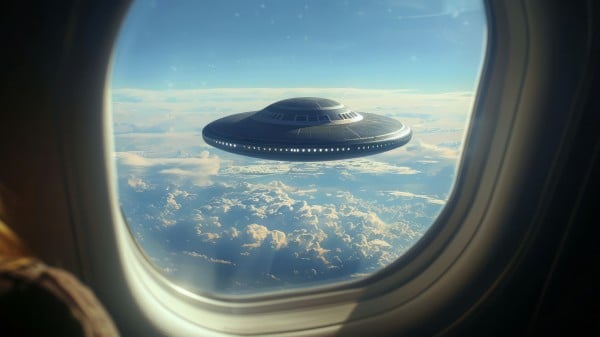 飛機 天空 飛碟 不明飛行物 UFO 886347906