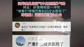 “满大街都咳”秦皇岛空气弥漫莫名刺鼻气味(图)