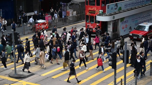 2024年2月27日，香港街道。