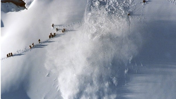 犹他州男子遭雪崩掩埋露出雪面的手套挽救一命(图)