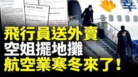 幸福航空麻烦不断欠薪潮袭来领导亲自维权(视频)