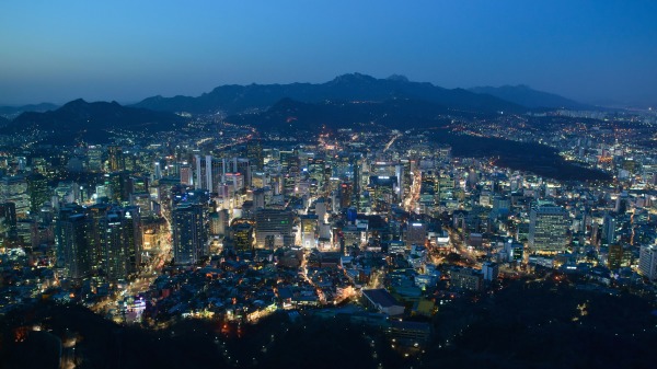 韩国首尔夜景