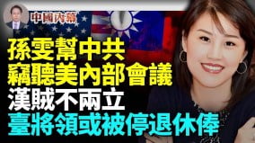 好大胆孙雯帮中共官员实时窃听美内部会议(视频)