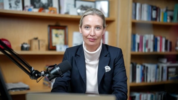 德國選擇黨（AfD）聯合黨首及總理候選人愛麗絲．魏德爾